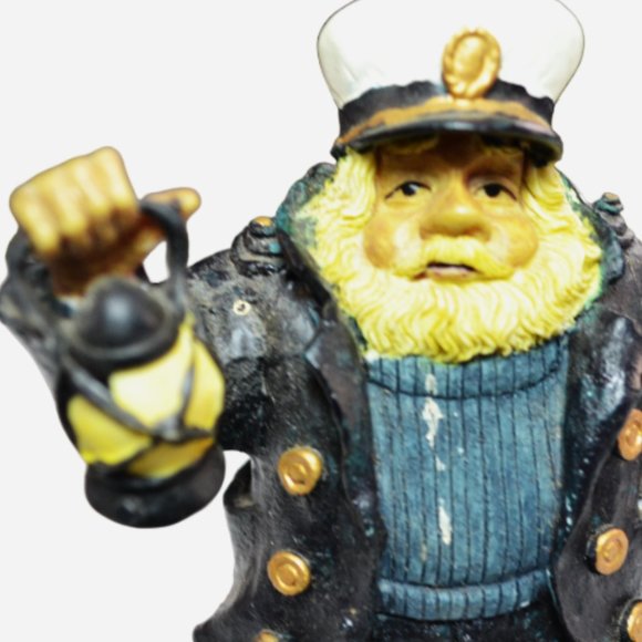 Nautical Theme Decor Sea Captain With Lantern Mooring Pieces With Birds - Picture 7 of 7